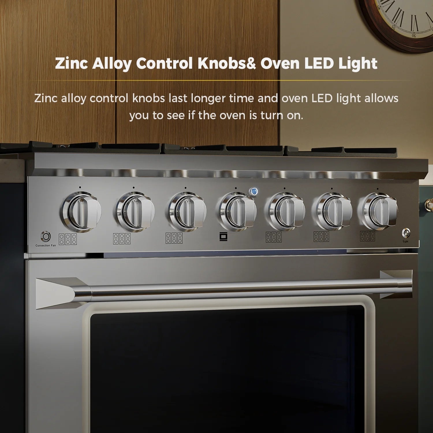 36 in. 5.2 cu. ft. Single Oven Gas Range with 6 Sealed Burners and Continuous Grates in Stainless Steel G664652