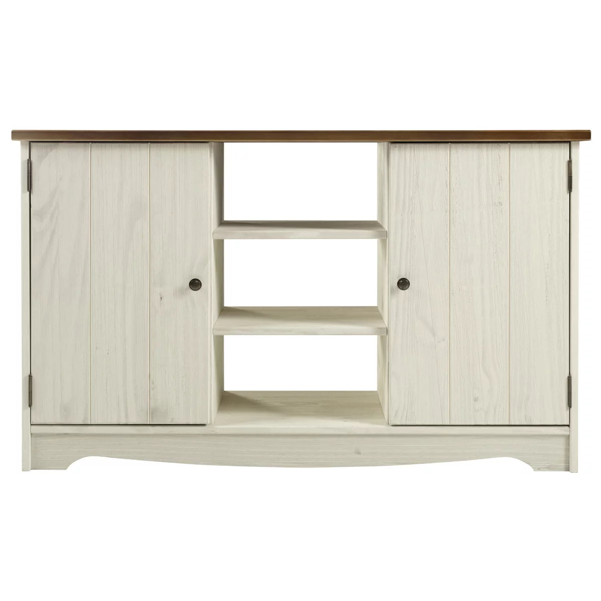 White Distressed Wood Buffet Sideboard O994