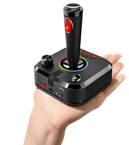 Video Game Console with 200+ Games, Wireless Joysticks, RGB LED Lights U2597