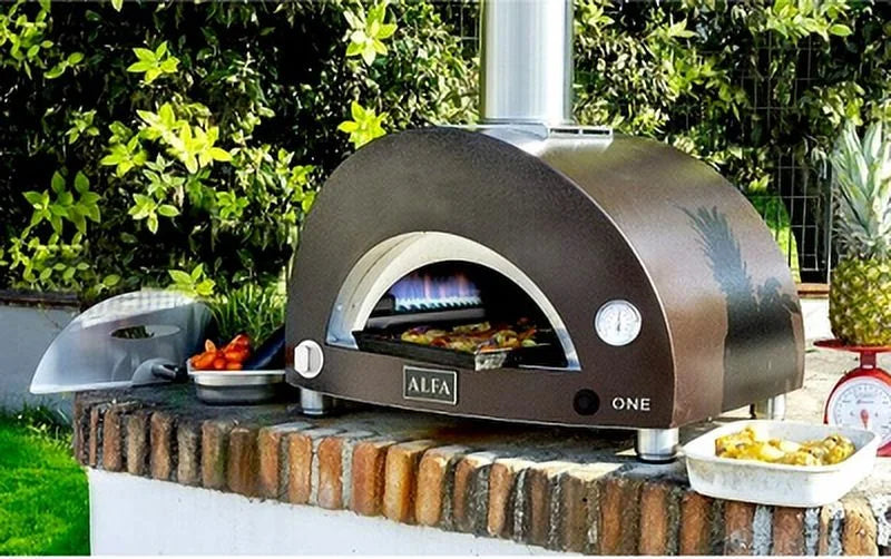 Nano Gas or Wood Fire Hybrid Pizza Oven A9234