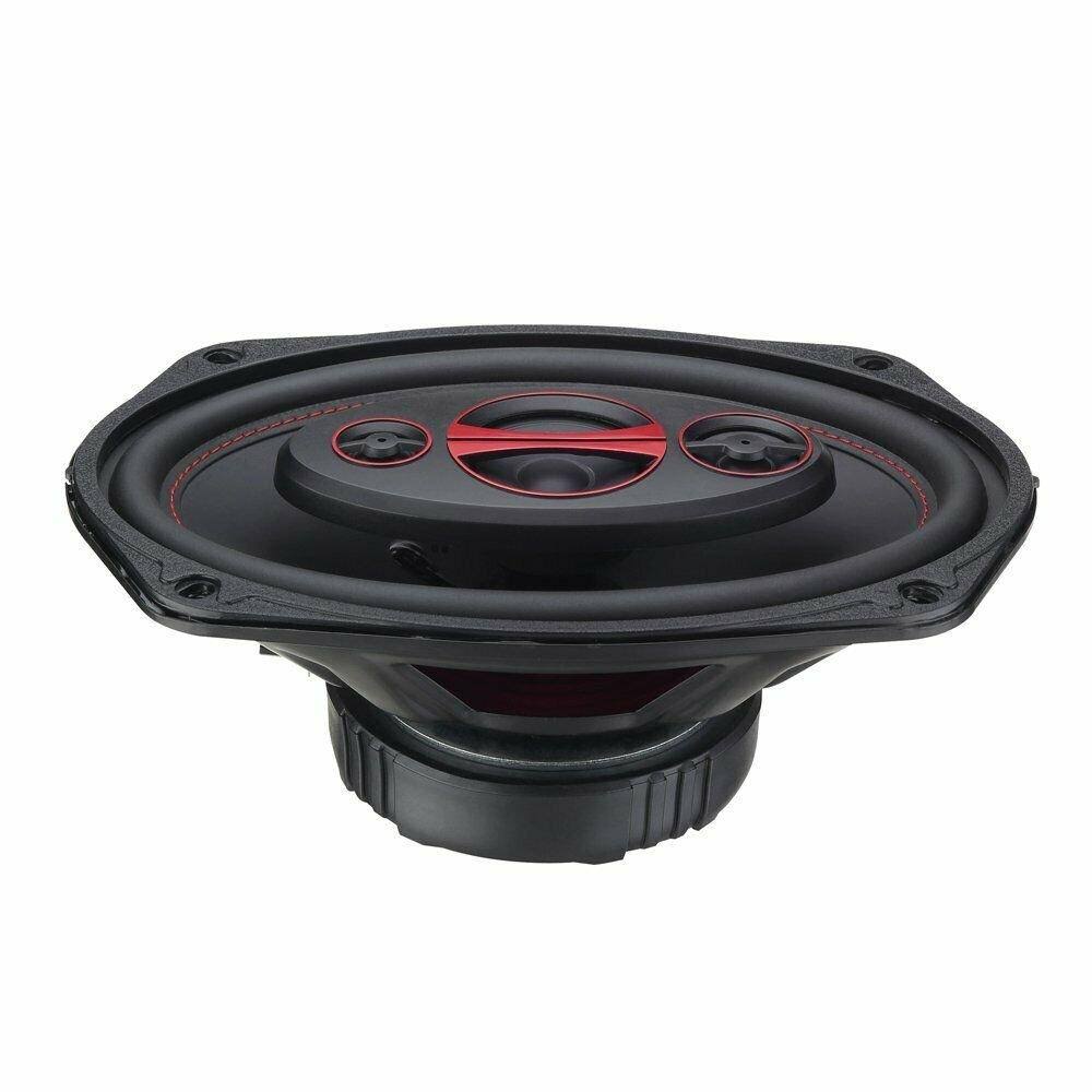 6 x 9 inch 4 Way 180W Coaxial Speaker, 1 Pair, Black C4094