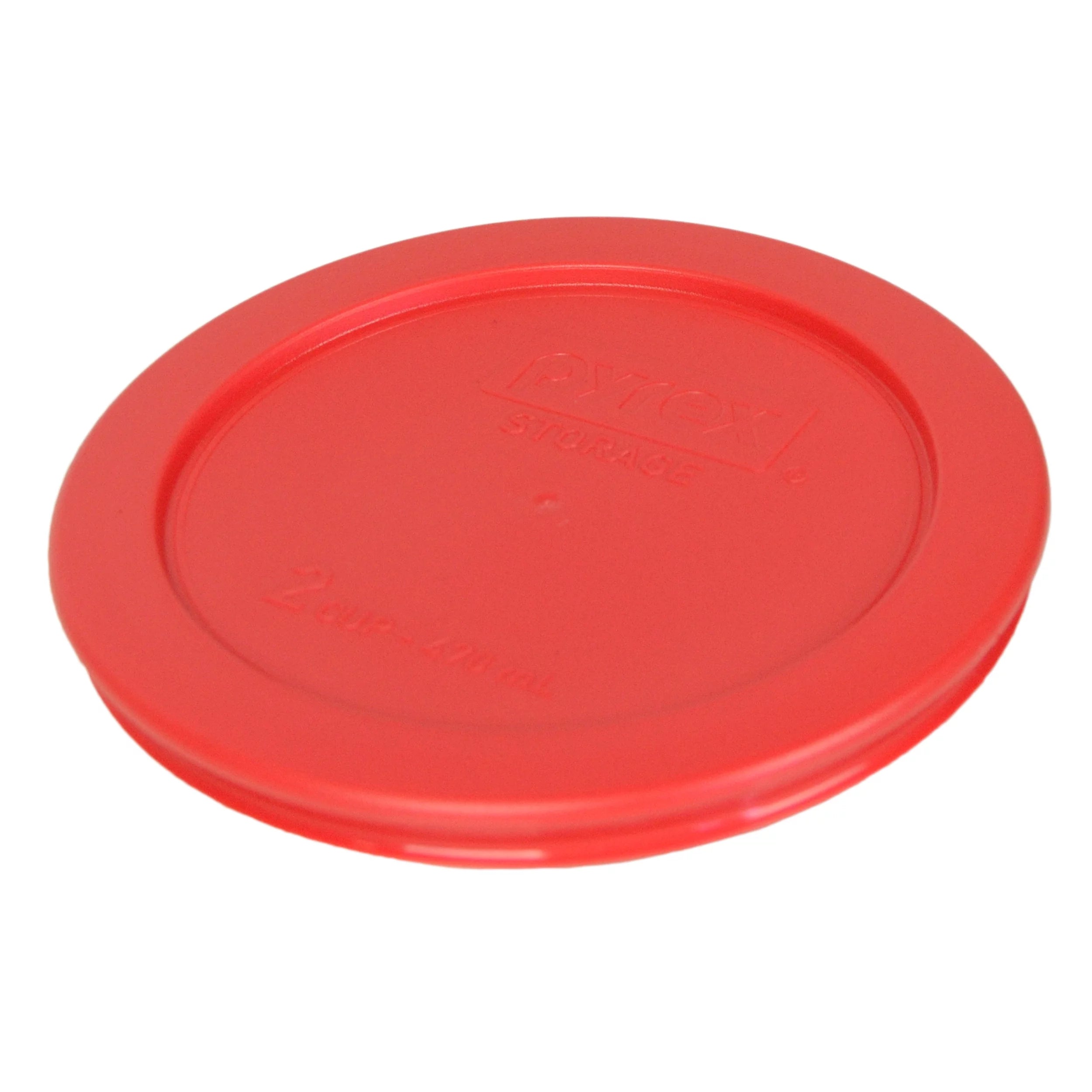 2-Cup Glass Storage Bowls with Red Lid Covers (6-Pack) T76380