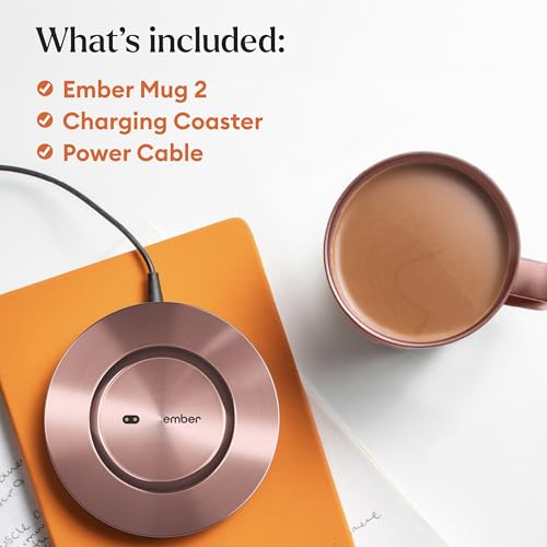 Black 14 Oz Heated Coffee Mug E86013