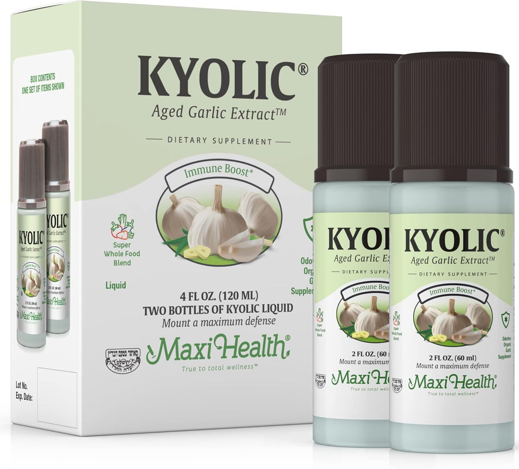 Odorless Organic Garlic Liquid Supplements 2 Pack D5889