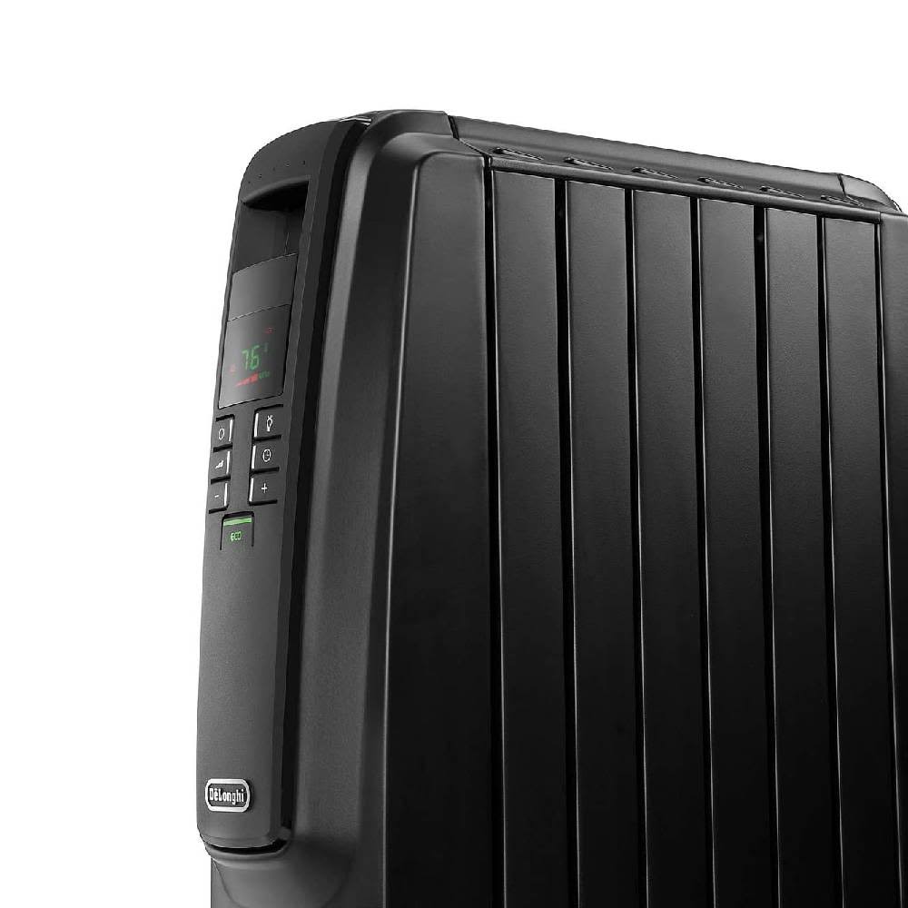 Oil-Filled Radiator Space Heater, 1500W, Adjustable Thermostat, 3 Heat Settings, Timer K513922