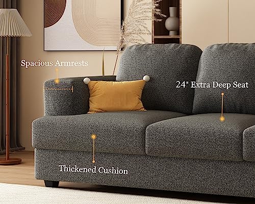 Offwhite 3 Seater Bouclé Sofa N984475