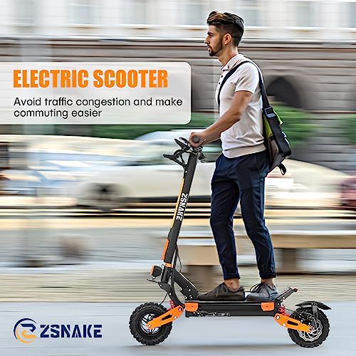 60V 15/30Ah Battery 11" Off-Road Tire Electric Scooter T74320
