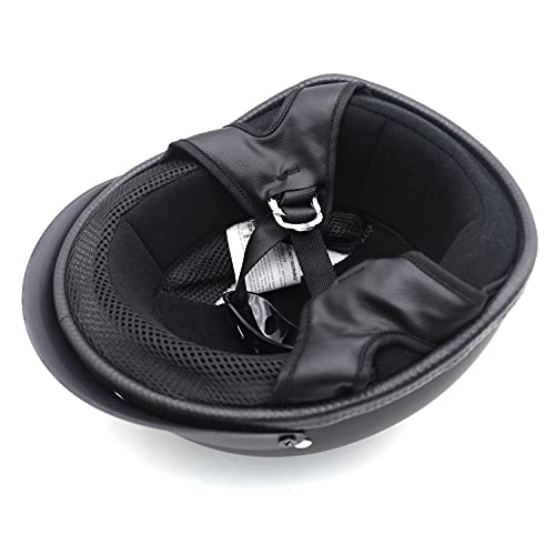 Matte Black Half Face Helmet J90097