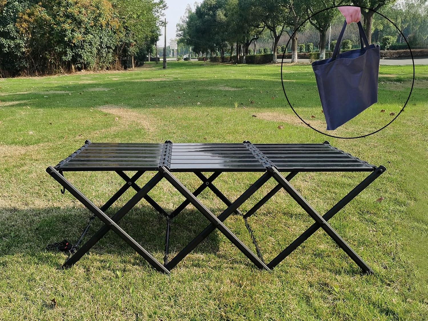 3ft Aluminum Roll Up Folding Table F471