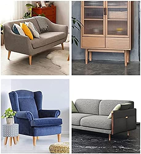 Set of 4 Unfinished Wood Furniture Legs Q943523