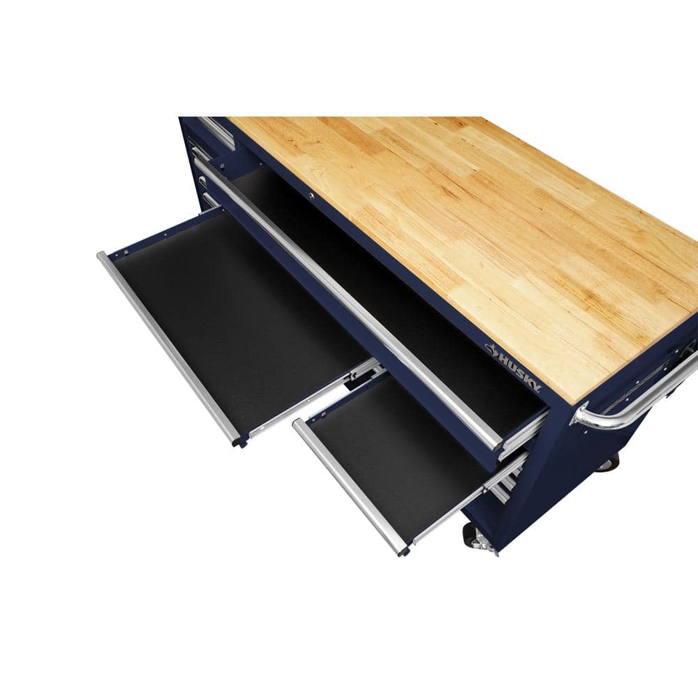 72 in. W Gloss Blue Mobile Workbench Tool Chest M813