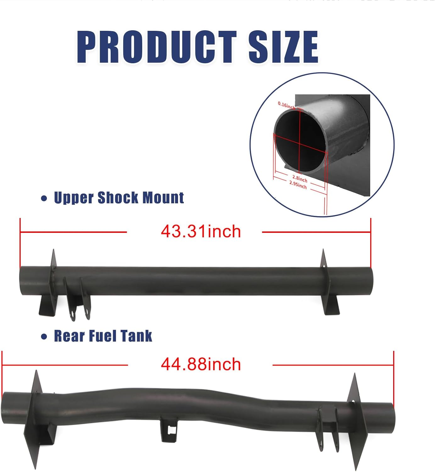 Rear Fuel Tank Support Crossmember and Upper Shock Mount Crossmember O858