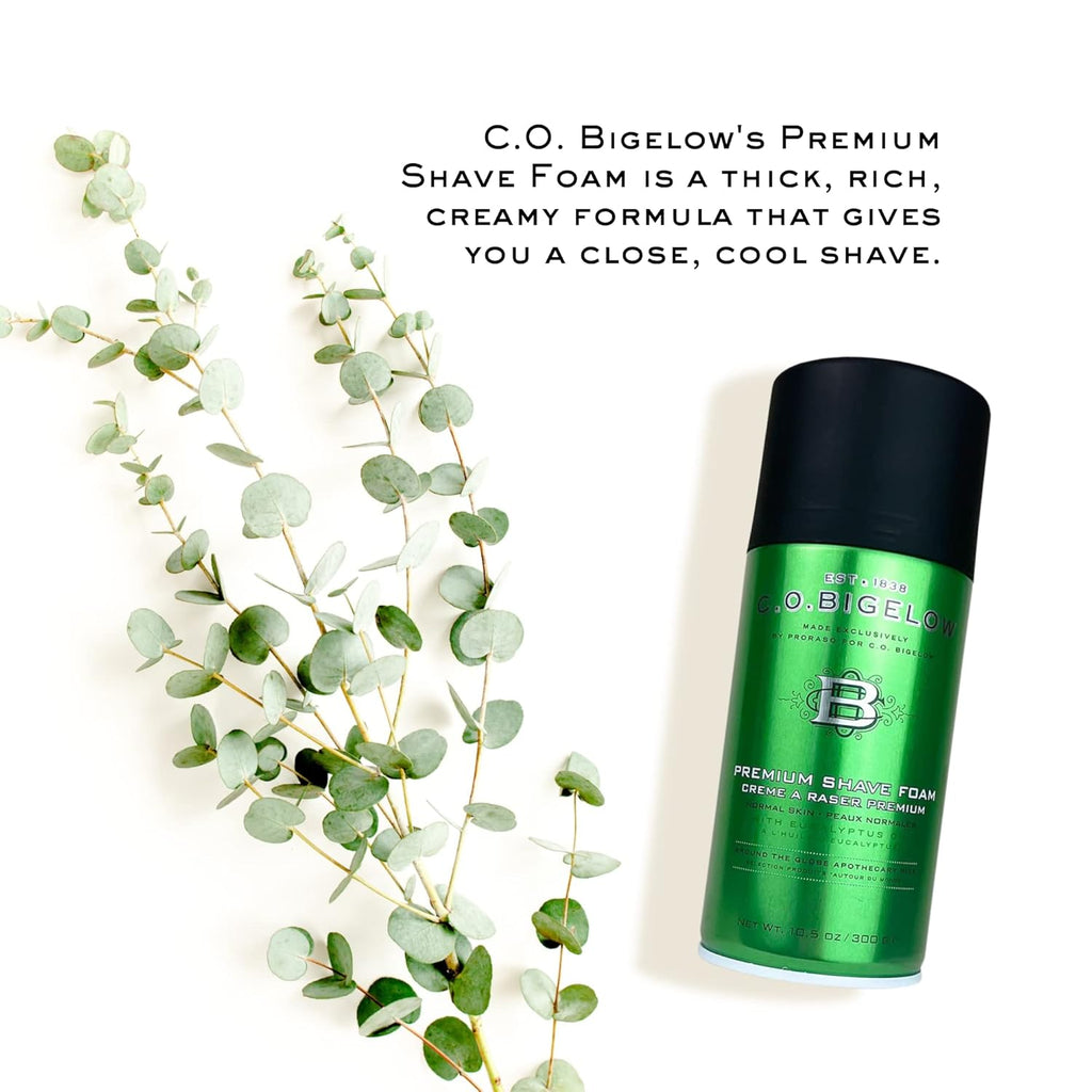 Premium Shave Foam with Eucalyptus Oil and Menthol, 10.5 oz X431