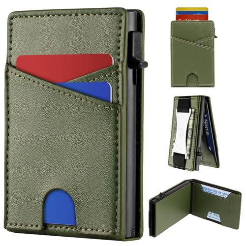 Slim Wallet Pop Up Card Holder with RFID Blocking P482821