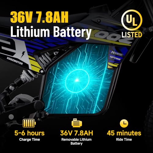 Orange 36V 1000W Electric Dirt Bike with 16" Tire Q818