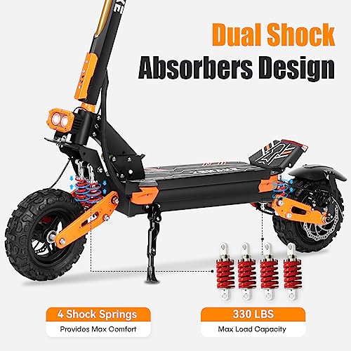 60V 15/30Ah Battery 11" Off-Road Tire Electric Scooter T74320