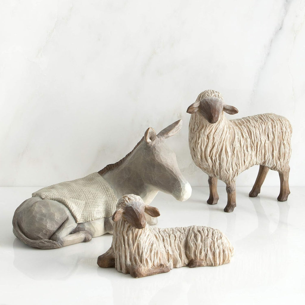 3-piece set hand-painted nativity figures P862811