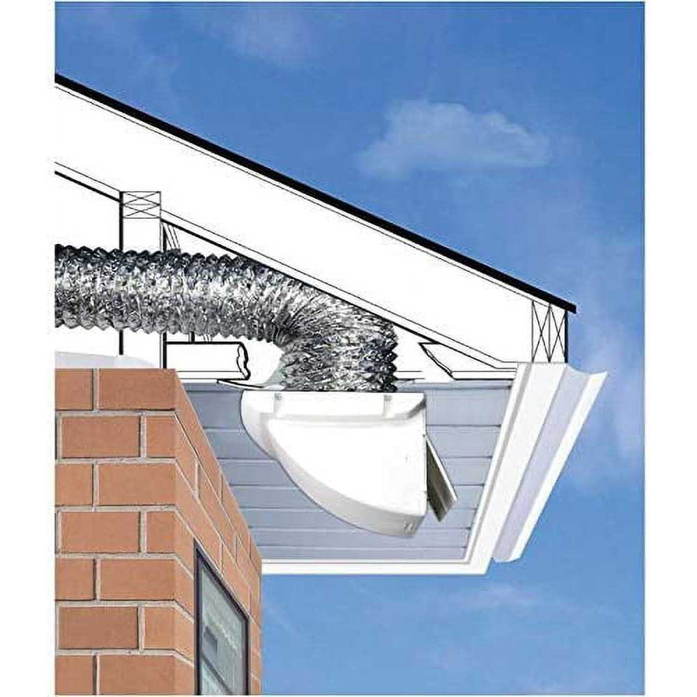 4 in. Soffit Dryer Vent Cap W366813