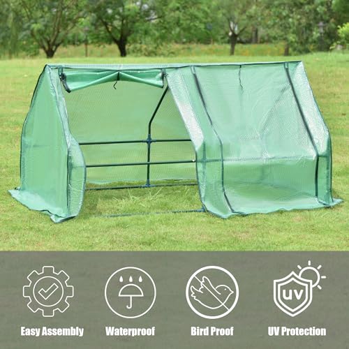 6 ft. x 3 ft. x 3ft. Mini Greenhouse with 2 Zipper Doors K7817