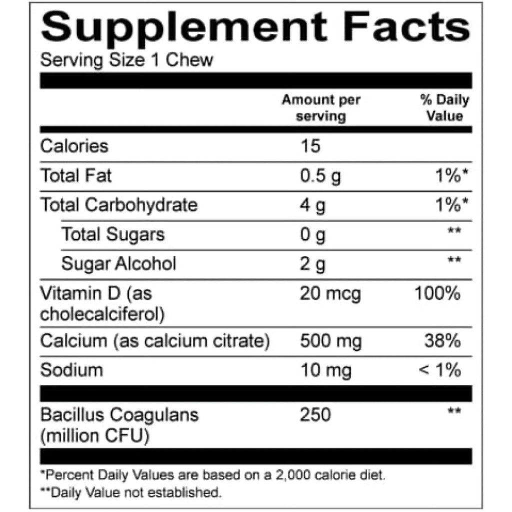 Duodenal Switch Vitamin Pack - Capsules, 3-Month Supply, Capsule with 45mg Iron, Calcium Citrate Soft Chews H785