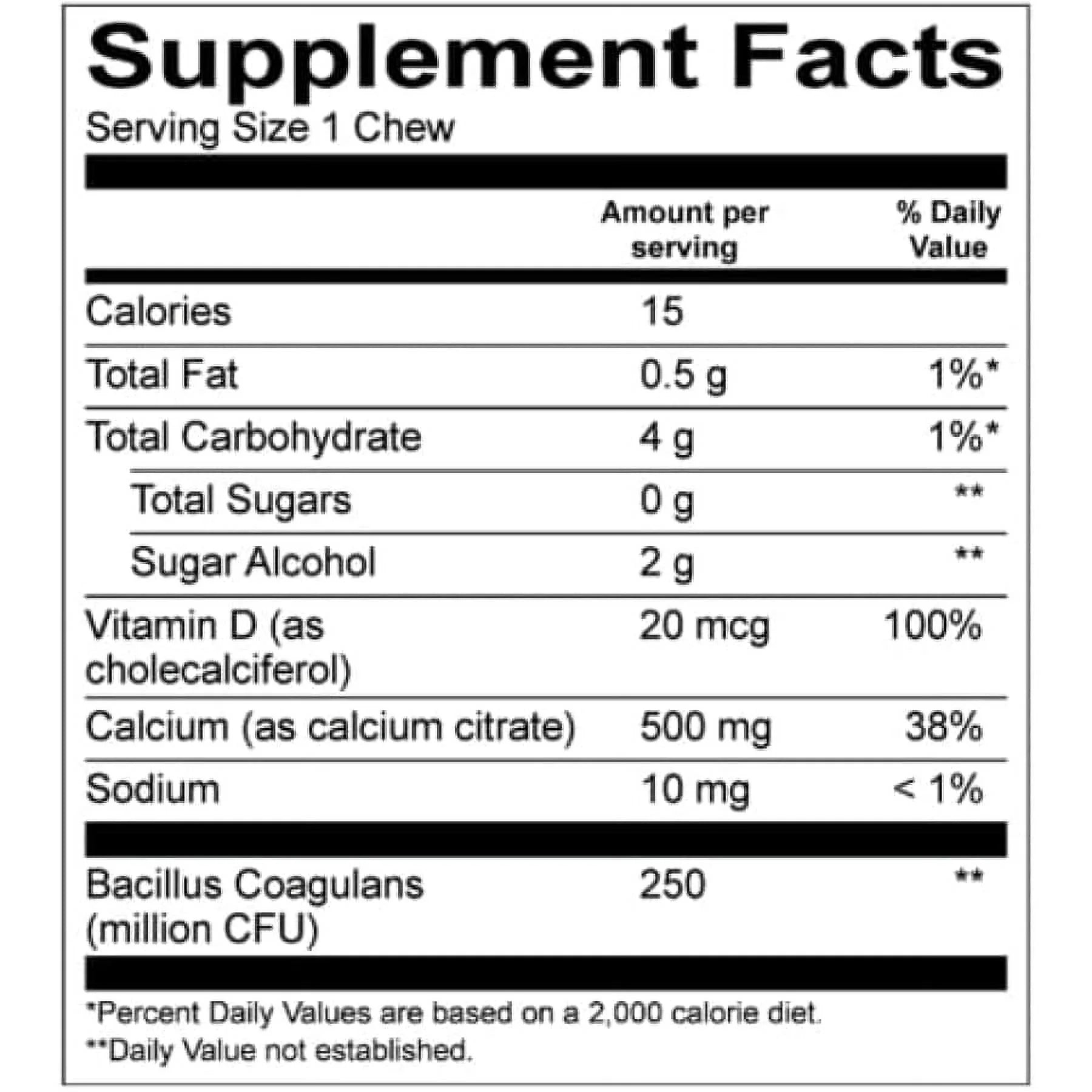 Duodenal Switch Vitamin Pack - Capsules, 3-Month Supply, Capsule with 45mg Iron, Calcium Citrate Soft Chews H785