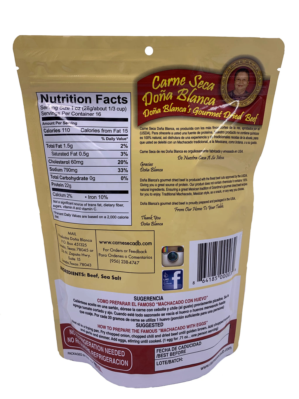 16 oz Shredded Beef Jerky X308848