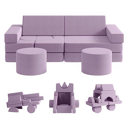Modular Kids Play Couch 13PCS Blue S267