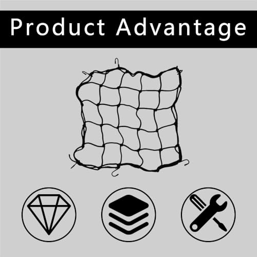 Small Cargo Net with 6 Metal Hooks C9754