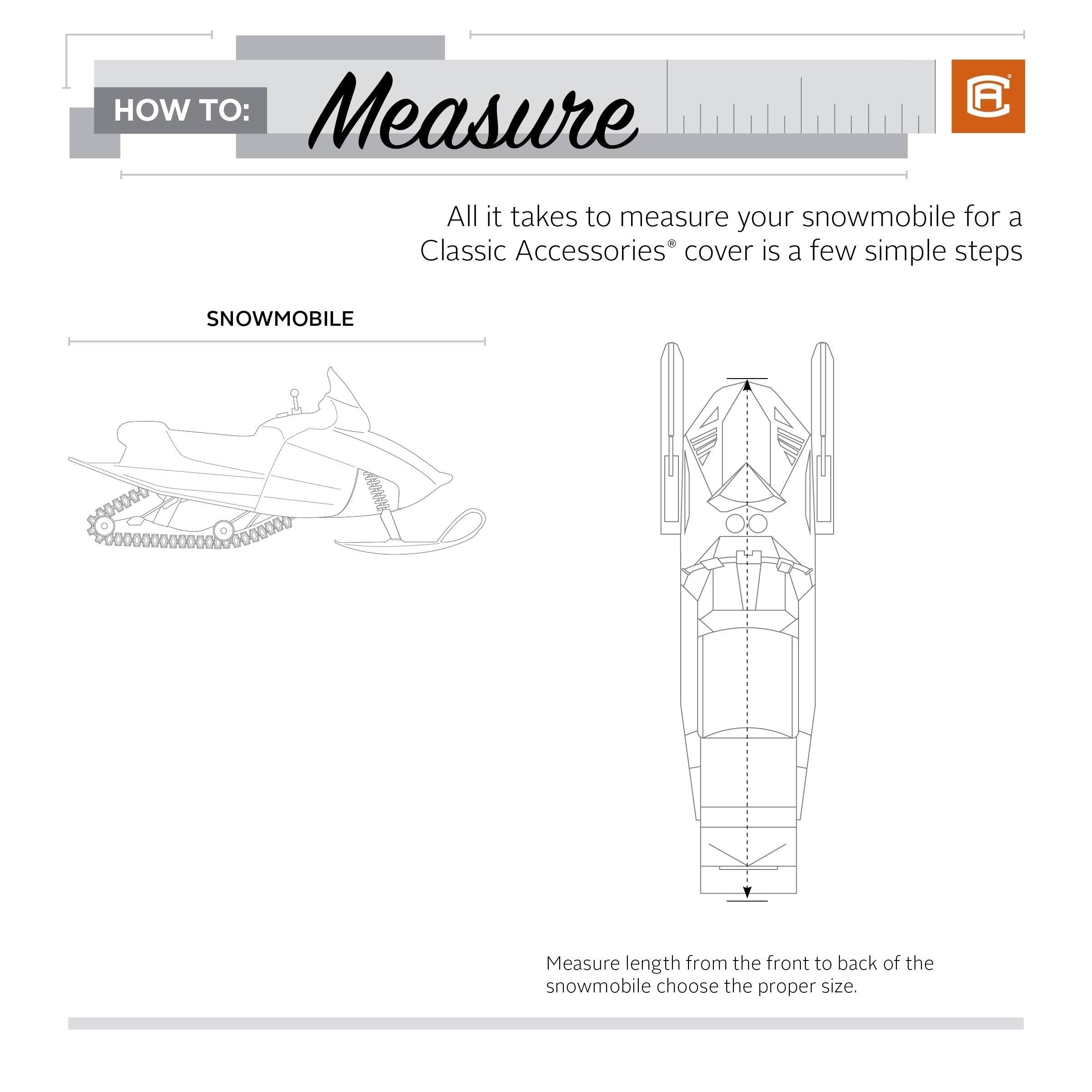 Large Snowmobile Travel Cover H38151
