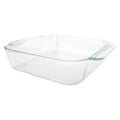 2-Quart Square Clear Glass Casserole Baking Dish S6761