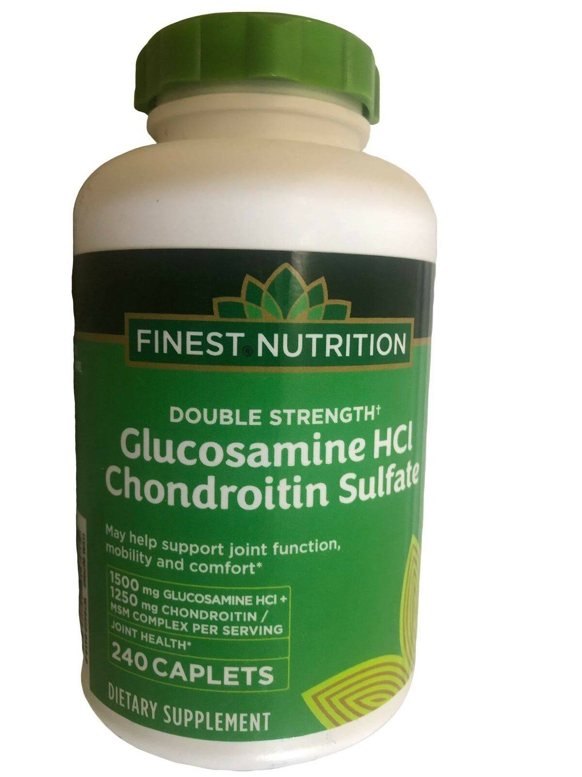 Glucosamine Chondroitin Caplets 240 Count I96563