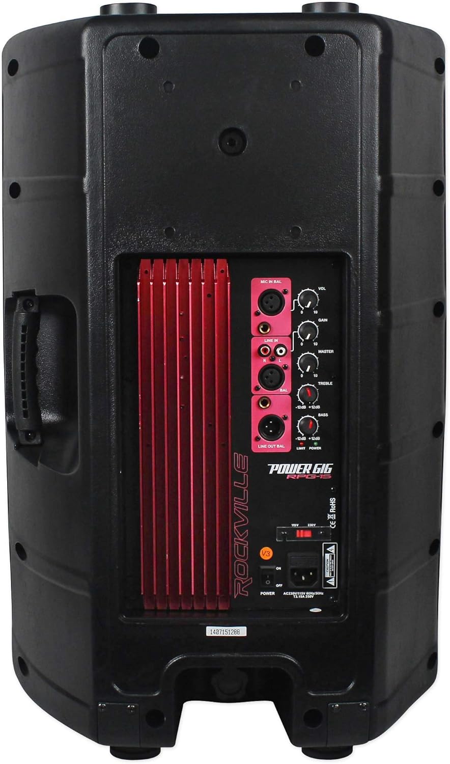 15" Powered Active 2-Way DJ PA Speakers V85681