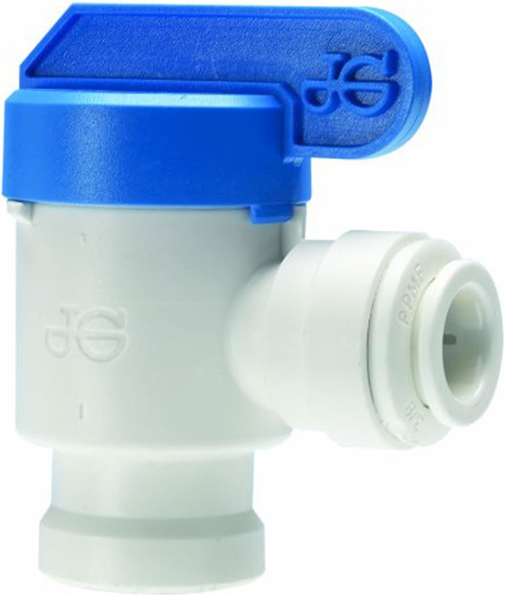 4 Gallon Water Systems Tank and 3/8 Inch O.D. Tube Size x 1/4 Inch NPTF Speedfit to Female Shut Off Valve Bundle Z820