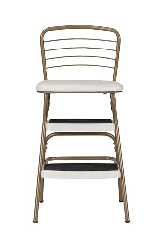 Teal Retro Chair with Step Stool R214