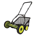 Black Manual Reel Mower with Grass Catcher S60857