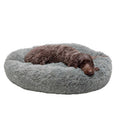 Long Fur Donut Dog Bed W7141