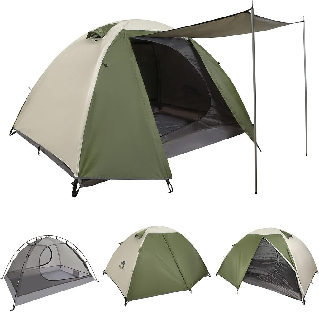 2 Person Ultralight Waterproof Double Layer Dome Camping Tent V474404