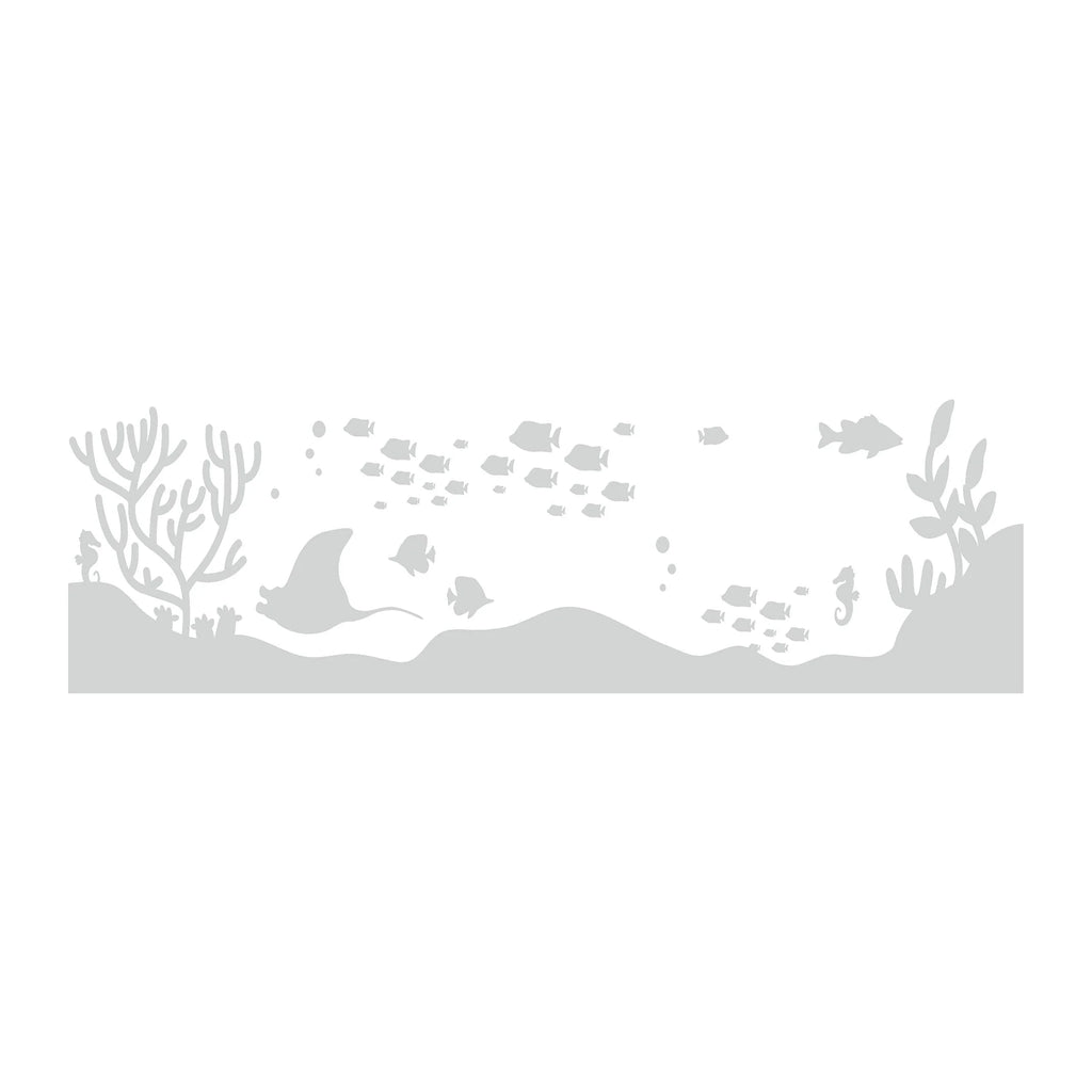 Ocean Stingray Decals Etched Glass Vinyl Shower Door Window D153