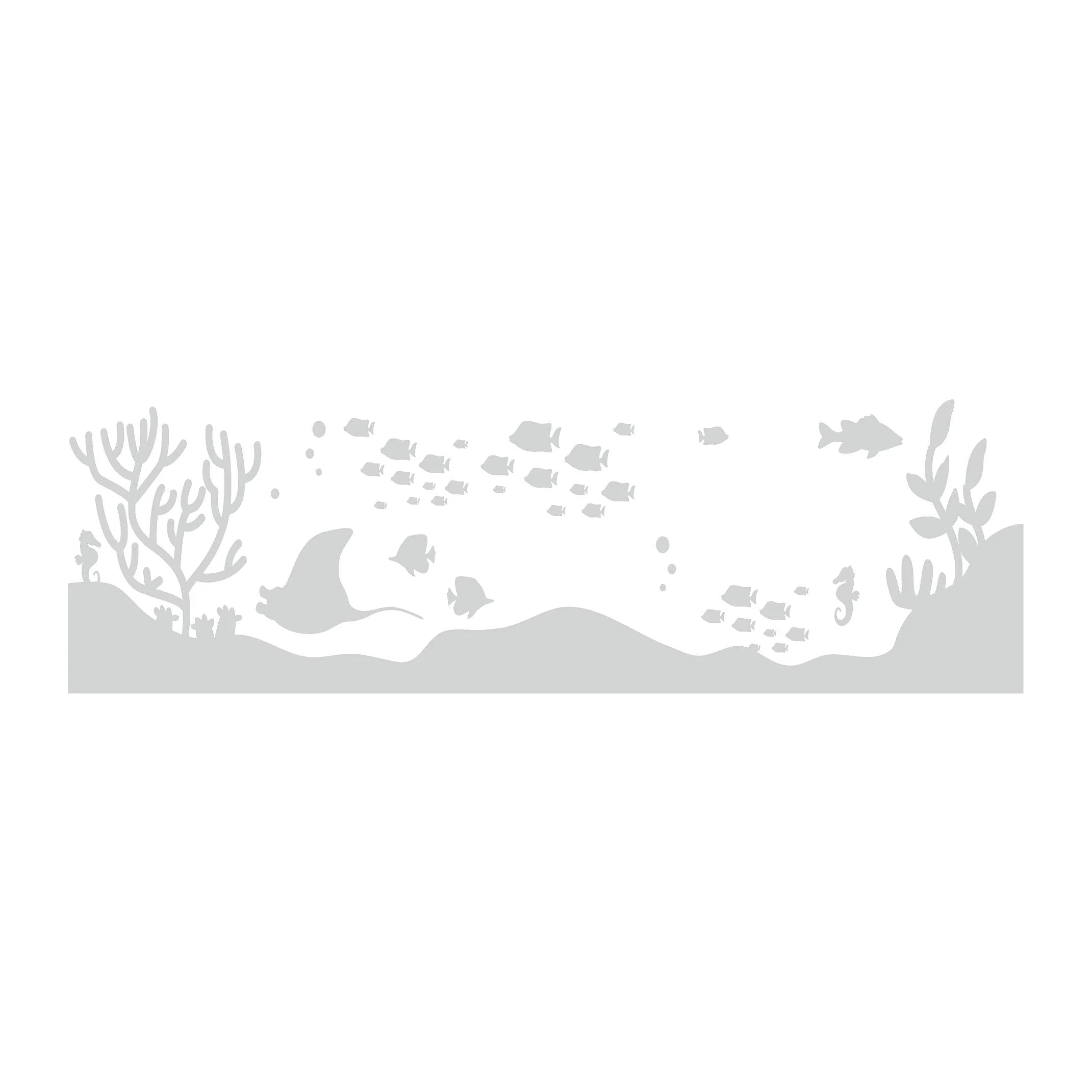 Ocean Stingray Decals Etched Glass Vinyl Shower Door Window D153