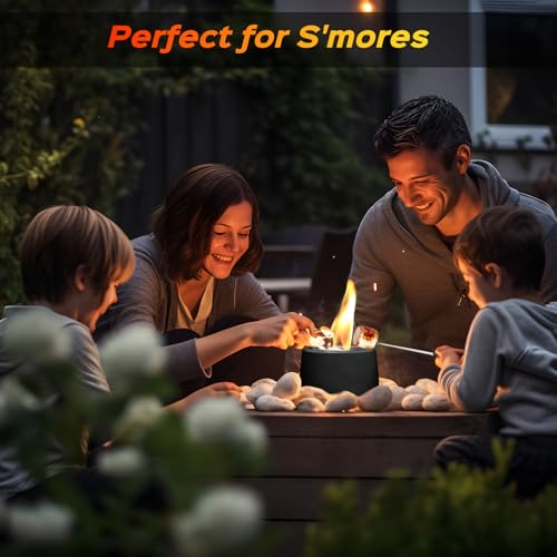 Round Concrete Smokeless Tabletop Fire Pit T761994