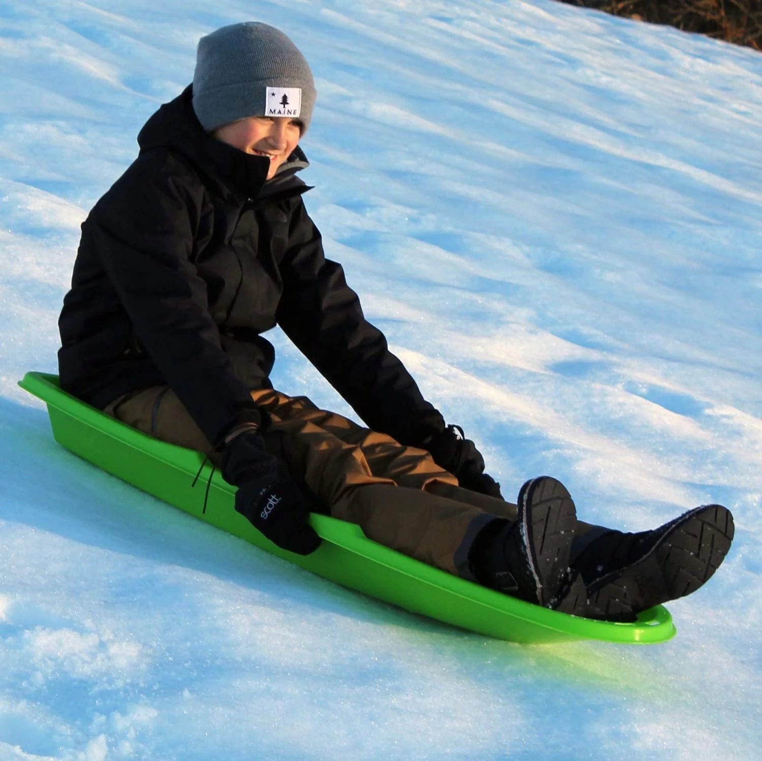 3-Pack Snow Sleds Blue Green Orange J3859
