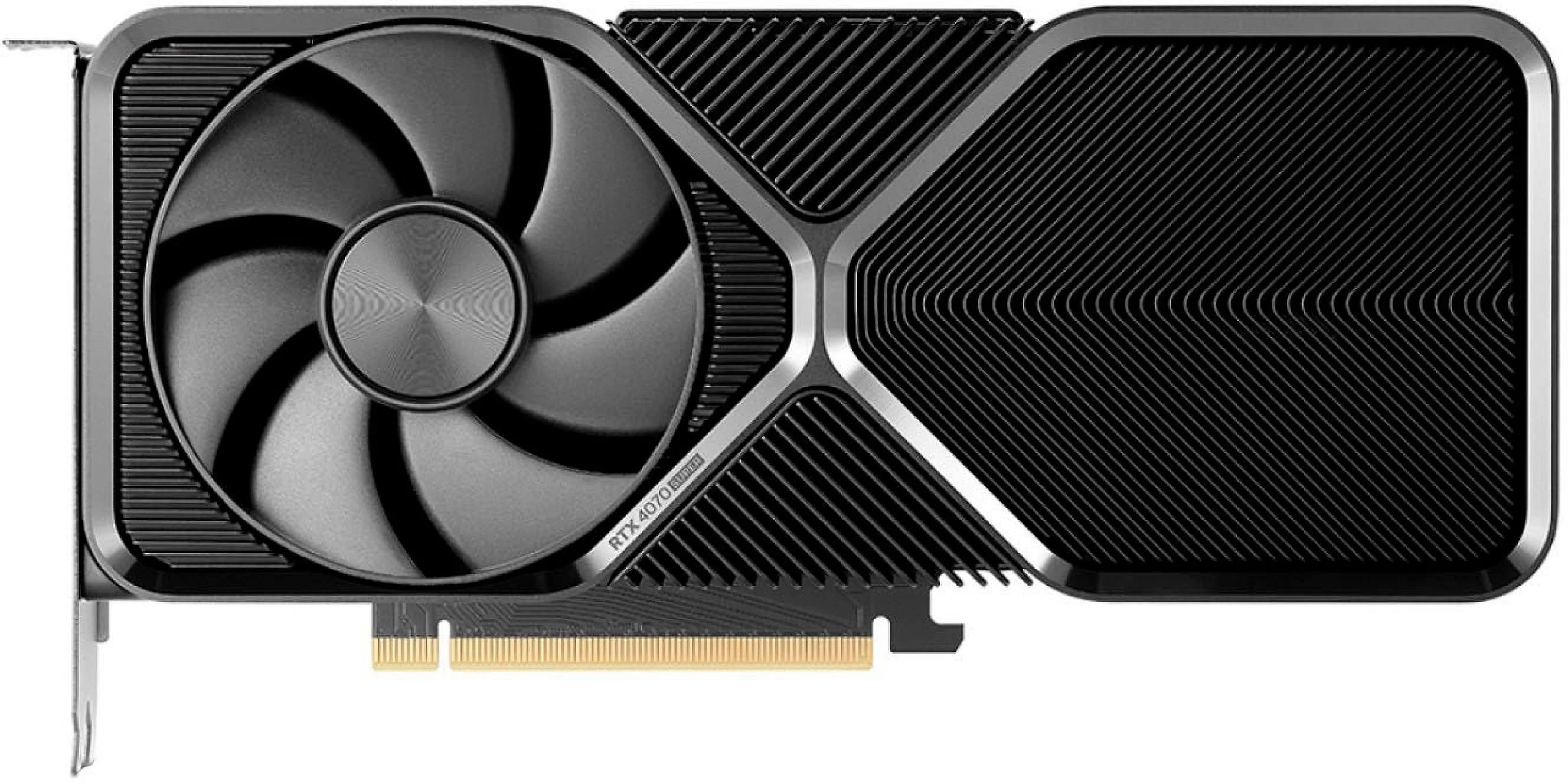 GeForce RTX 4070 SUPER 12GB GDDR6X Graphics Card Titanium/Black P556044