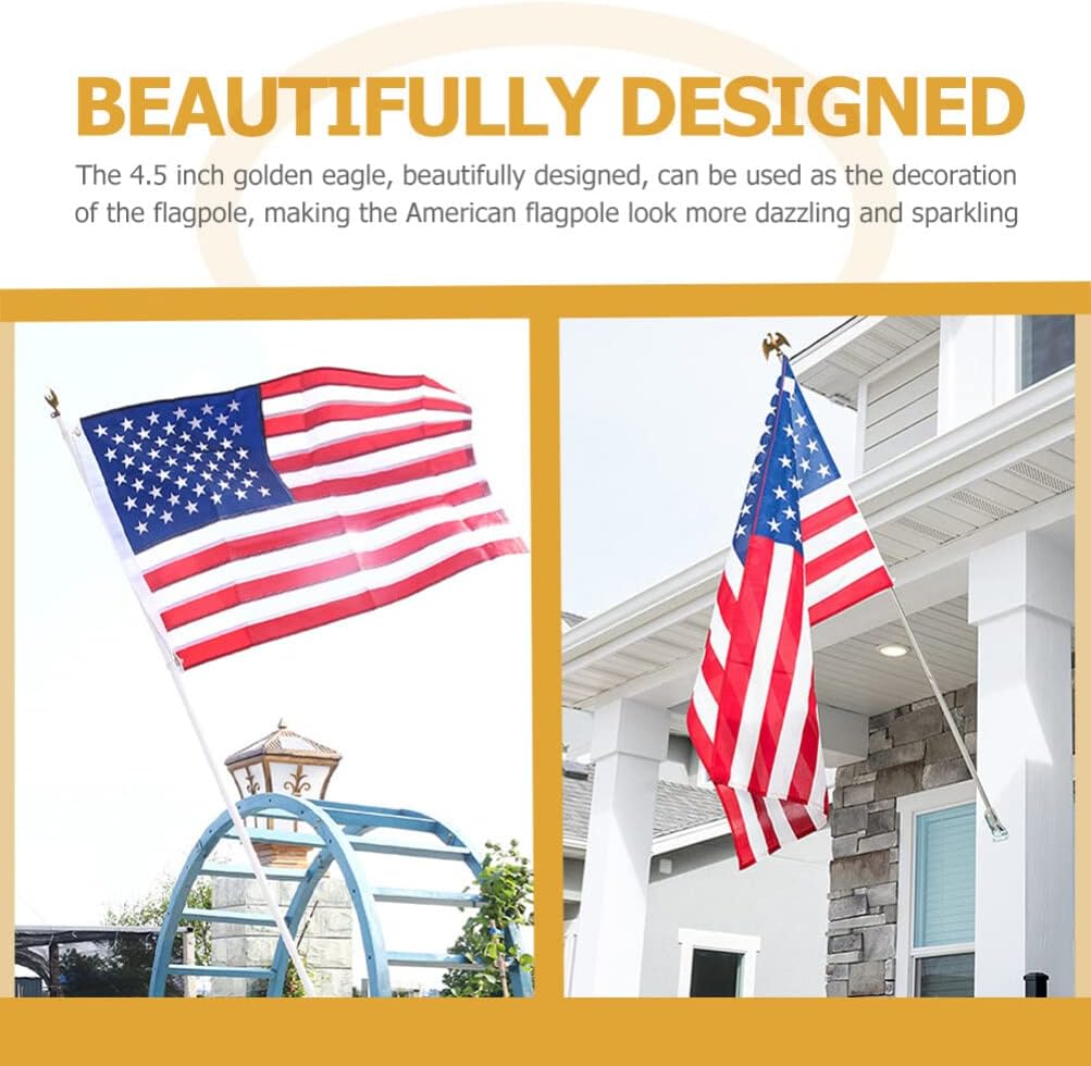 Plastic Eagle Flag Pole Topper C414932