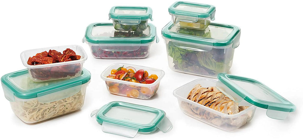 16 Piece Leakproof Plastic Food Storage Container Set D33073