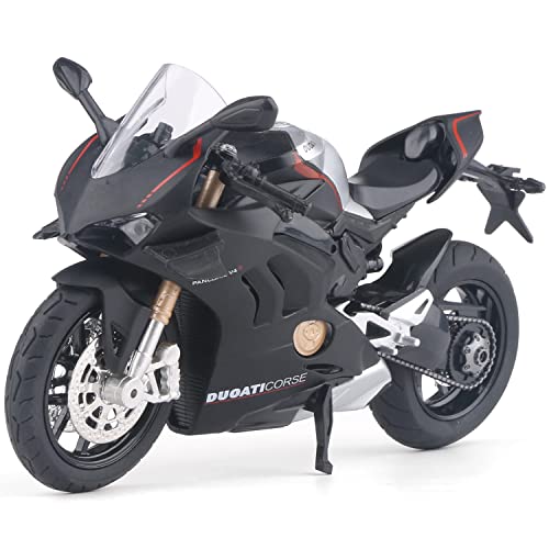 1:12 Scale Die Cast Motorcycle Model (Black) V10017
