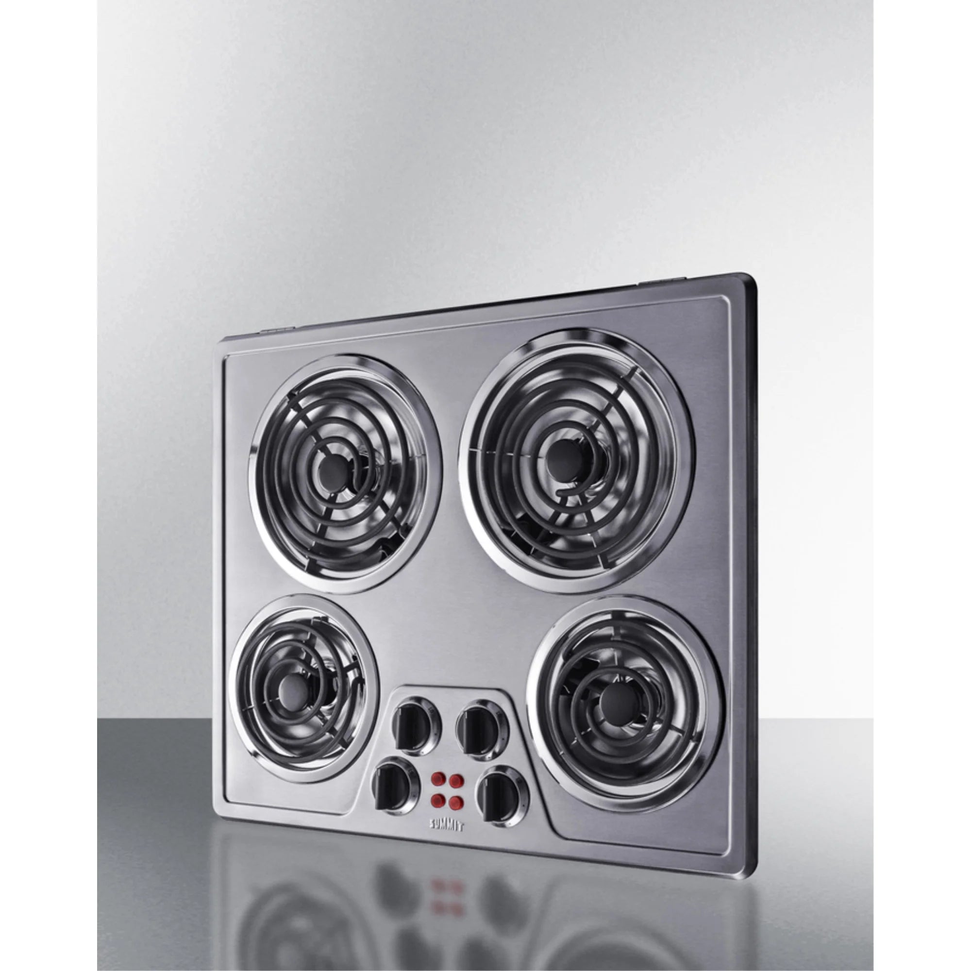24" Wide 240V 4-Burner Coil Cooktop V3197