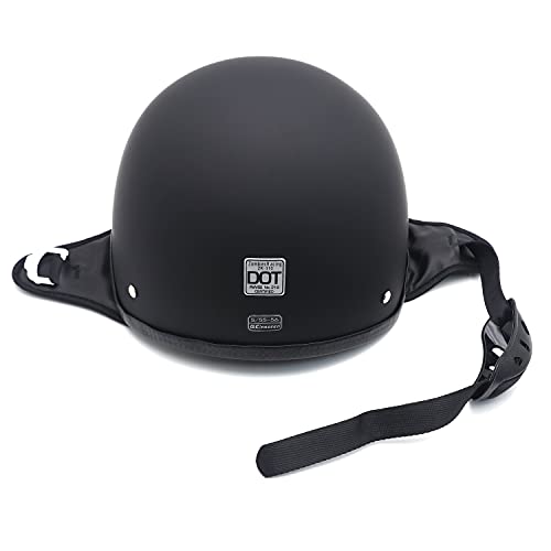 Matte Black Half Face Helmet J90097