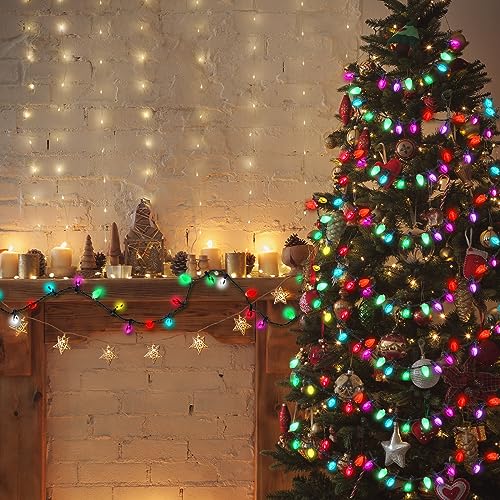 18 Pcs LED Christmas Light Necklace R684671