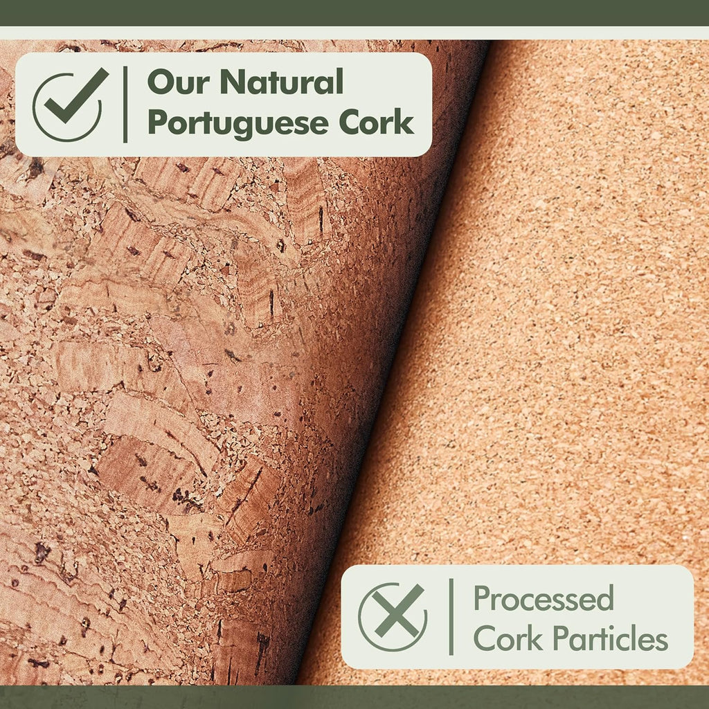 4MM 72” x 26” Cork Yoga Mat V597