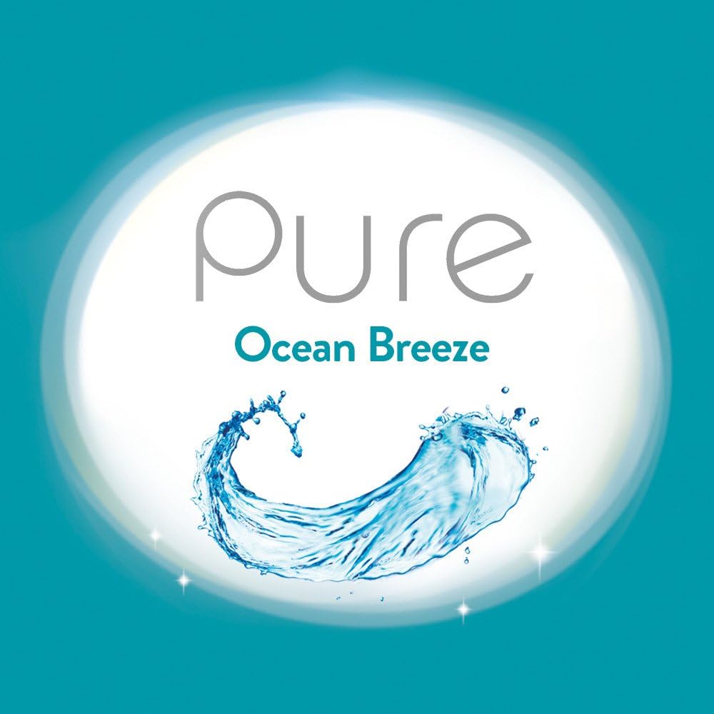 4 Refills Automatic Spray Air Freshener, Ocean Breeze, 5.89 oz, Pack of 4 X94858